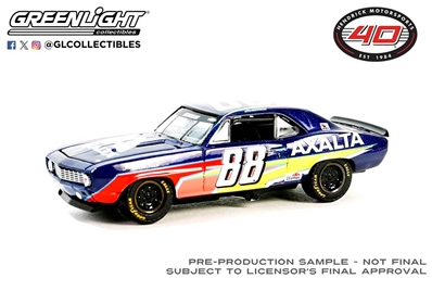 *Preorder* Alex Bowman First Hendrick Motorsports Win Tribute: Chicagoland Speedway 6/30/19 - 1969 Chevy Camaro 1:64 Greenlight Hobby Exclusive Greenlight First Win Tributes, Hendrick Motorsports, 1:64 Scale